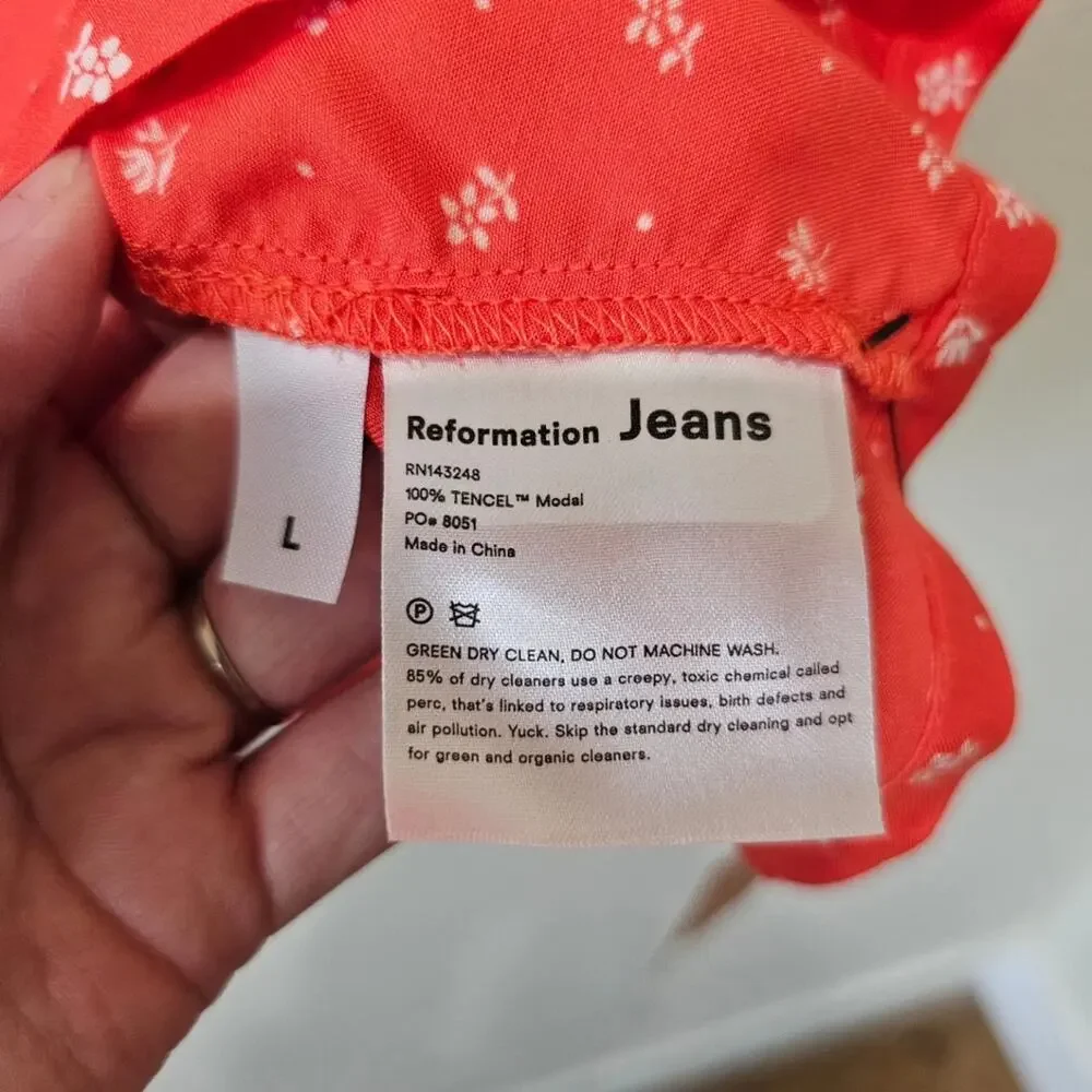 NWT Reformation Jeans Annie Top